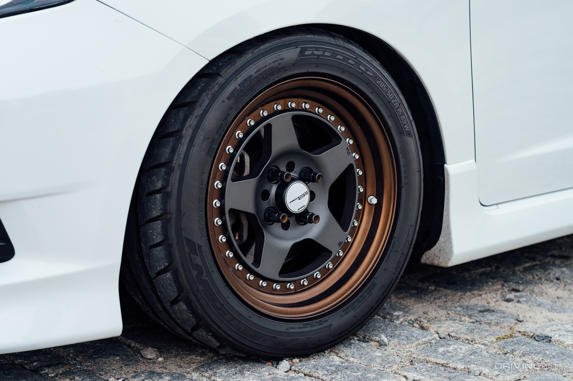 Honda Fit Sport Wheel and Nitto NT05 Tires