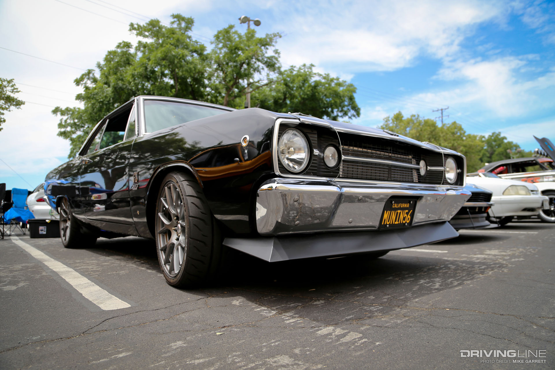 Suspension Upgrade Black Muscle Car