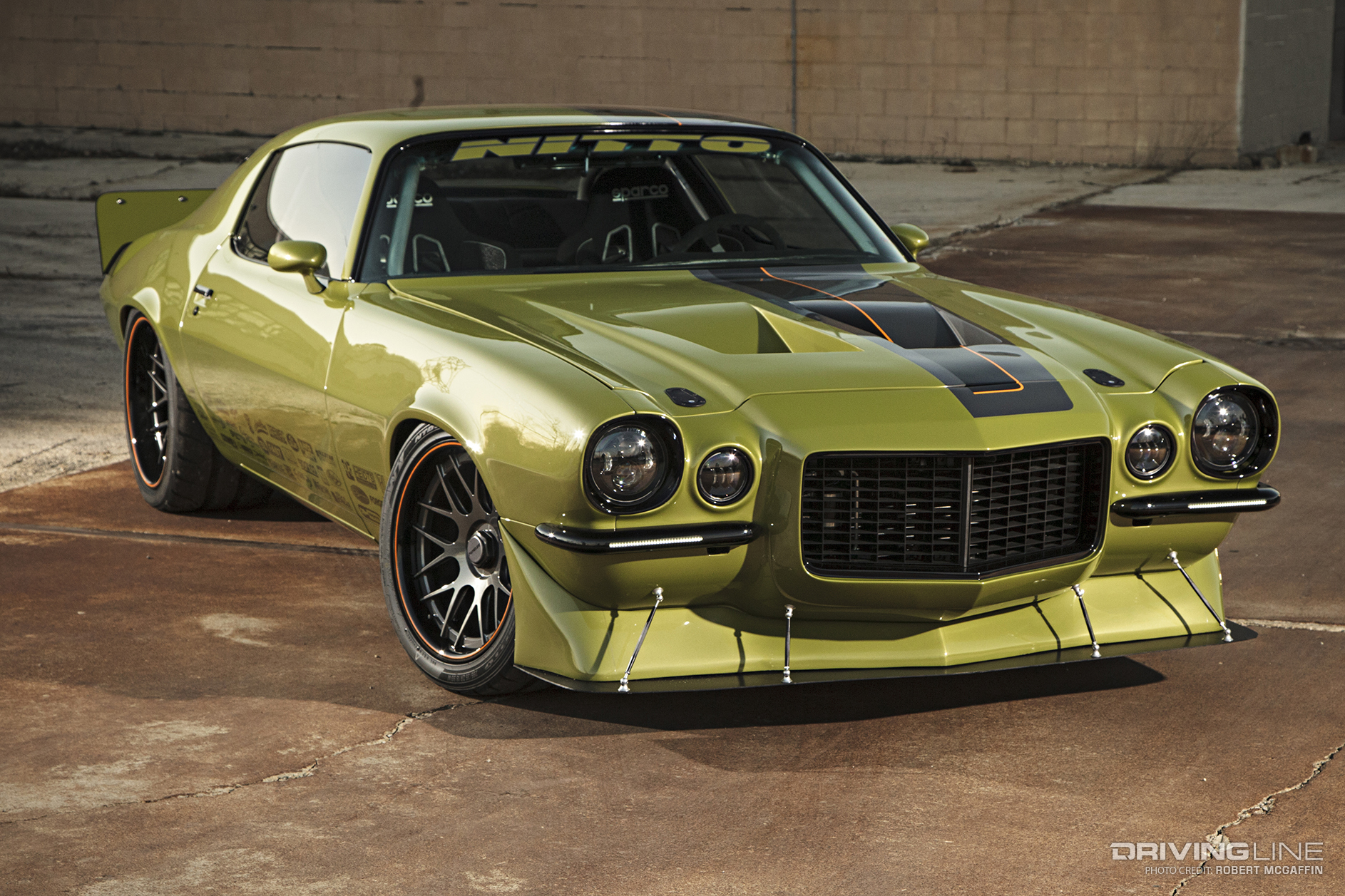 Suspension Upgrade Camaro Green