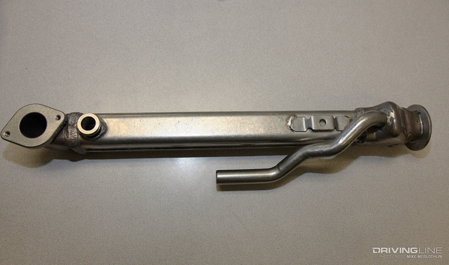 Power stroke diesel EGR cooler