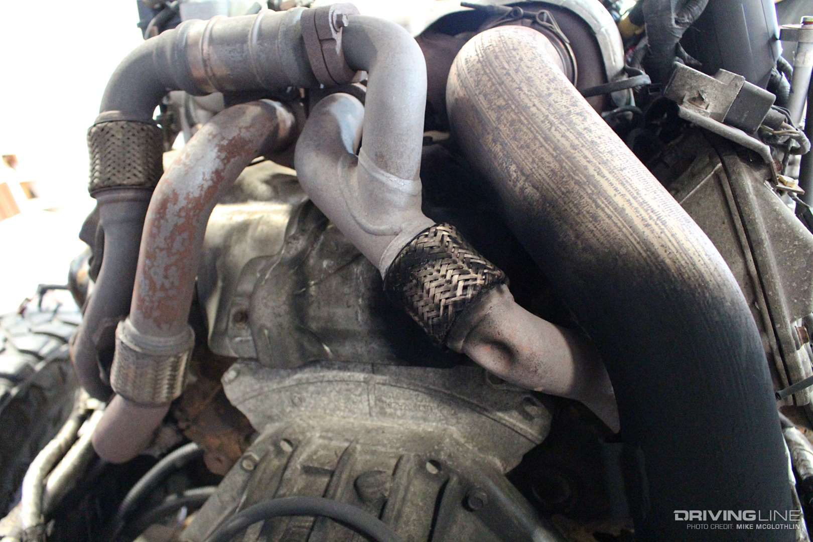 2008 Ford Power stroke cracked turbo up pipe