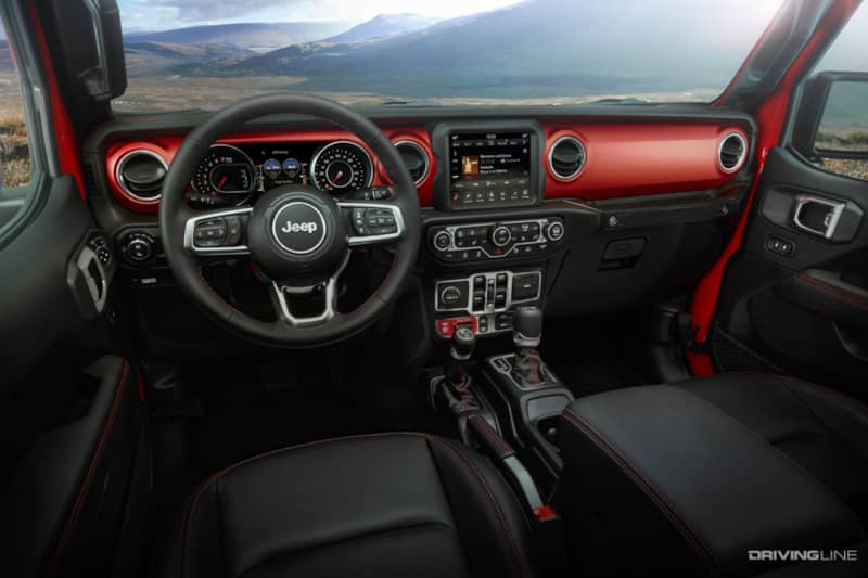 Jeep Gladiator Truck Interior