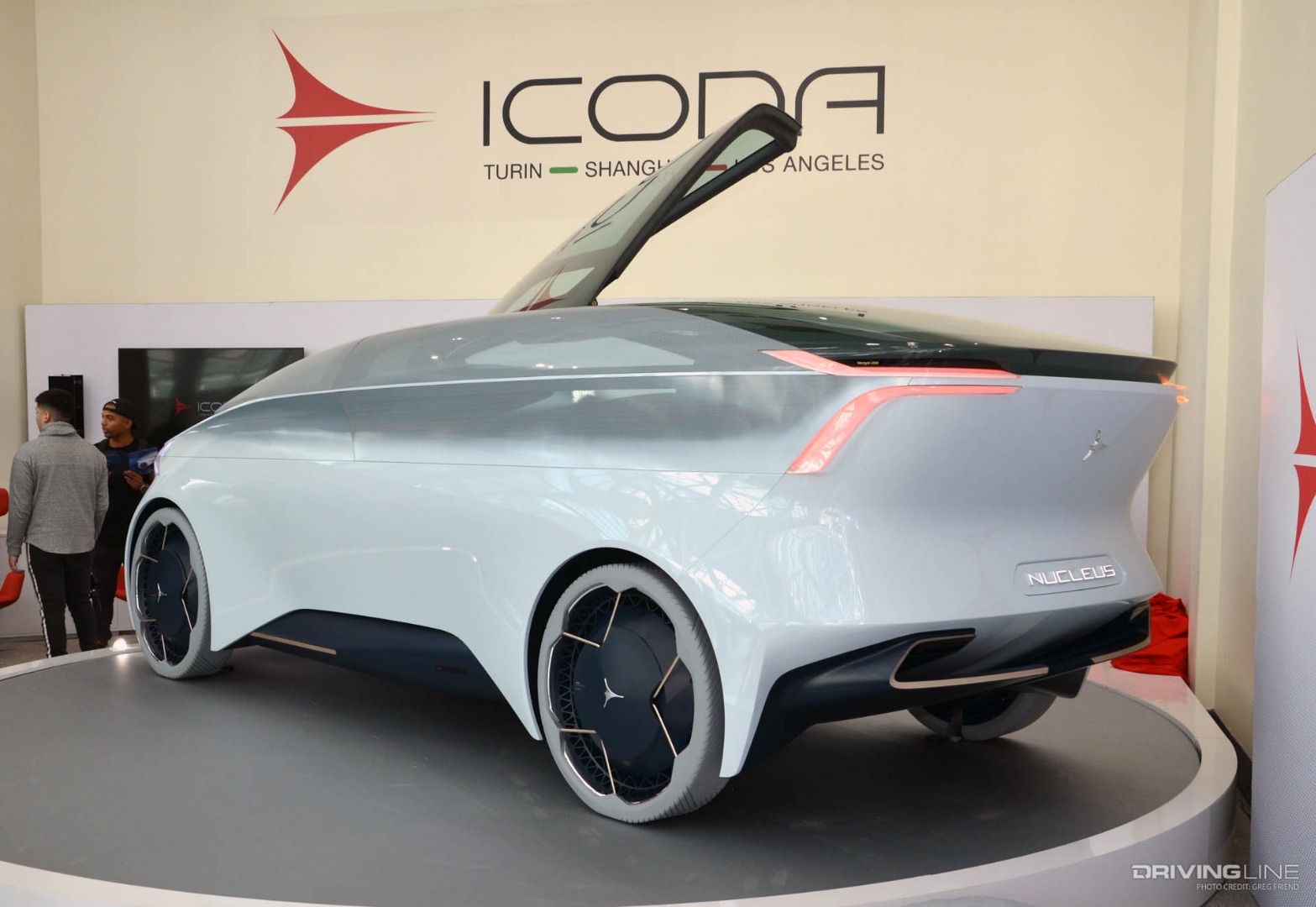 2018 LA Auto Show concepts Icona Nucleus rear three quarter