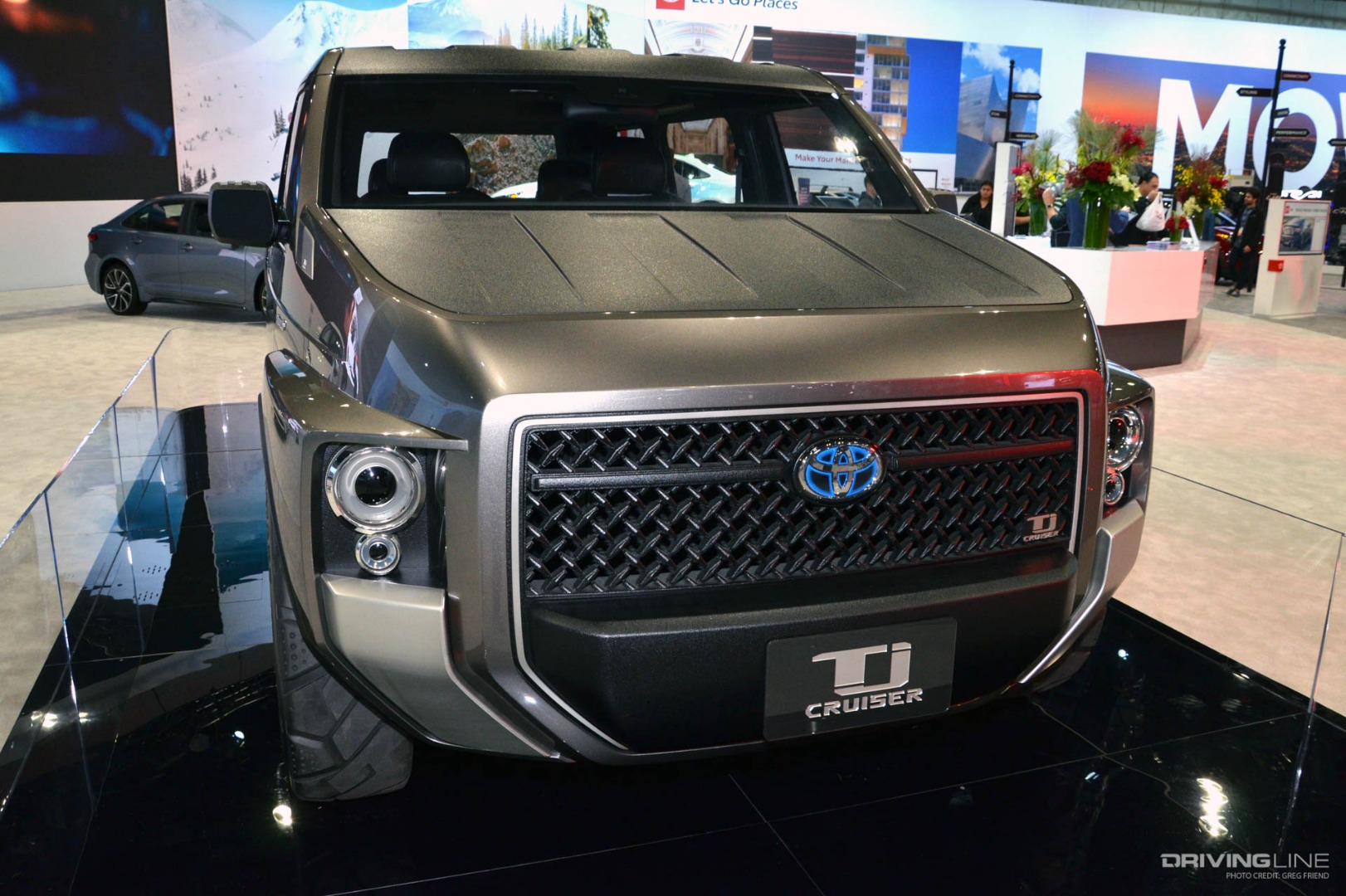 2018 LA Auto Show concepts Toyota TJ Cruiser front grille