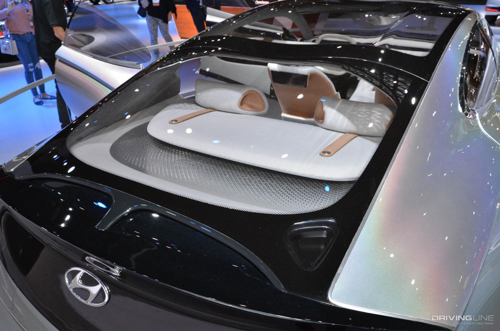 2018 LA Auto Show concepts Hyundai Le Fil Rouge rear window