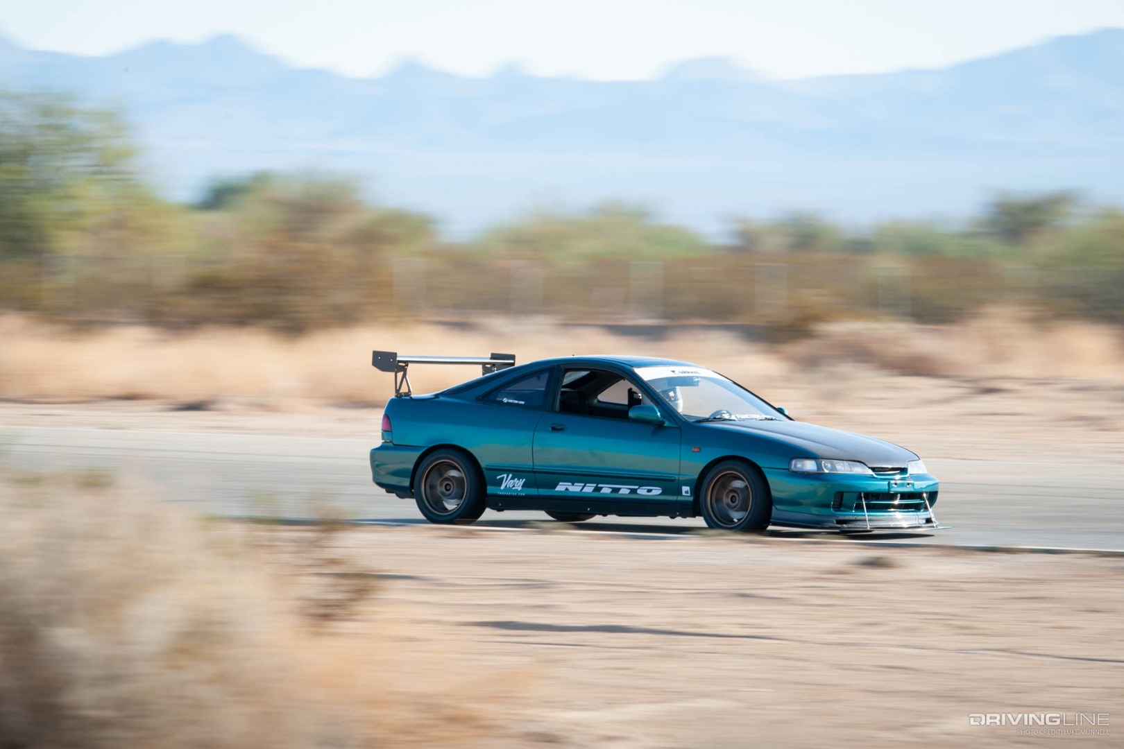 Driver Battles 9 Integra on Chuckwalla Raceway