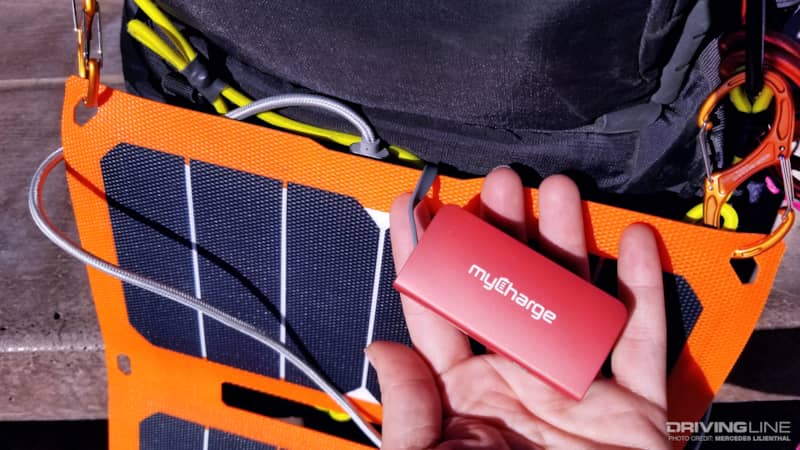 off Grid Trek 28w solar panel charging power pack