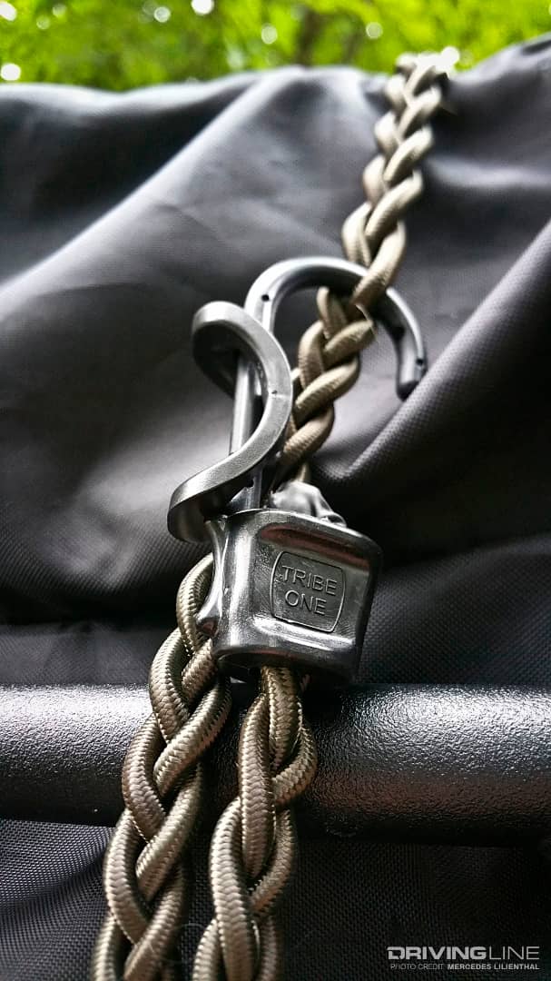 Jungle Cord j-hook detail in braid