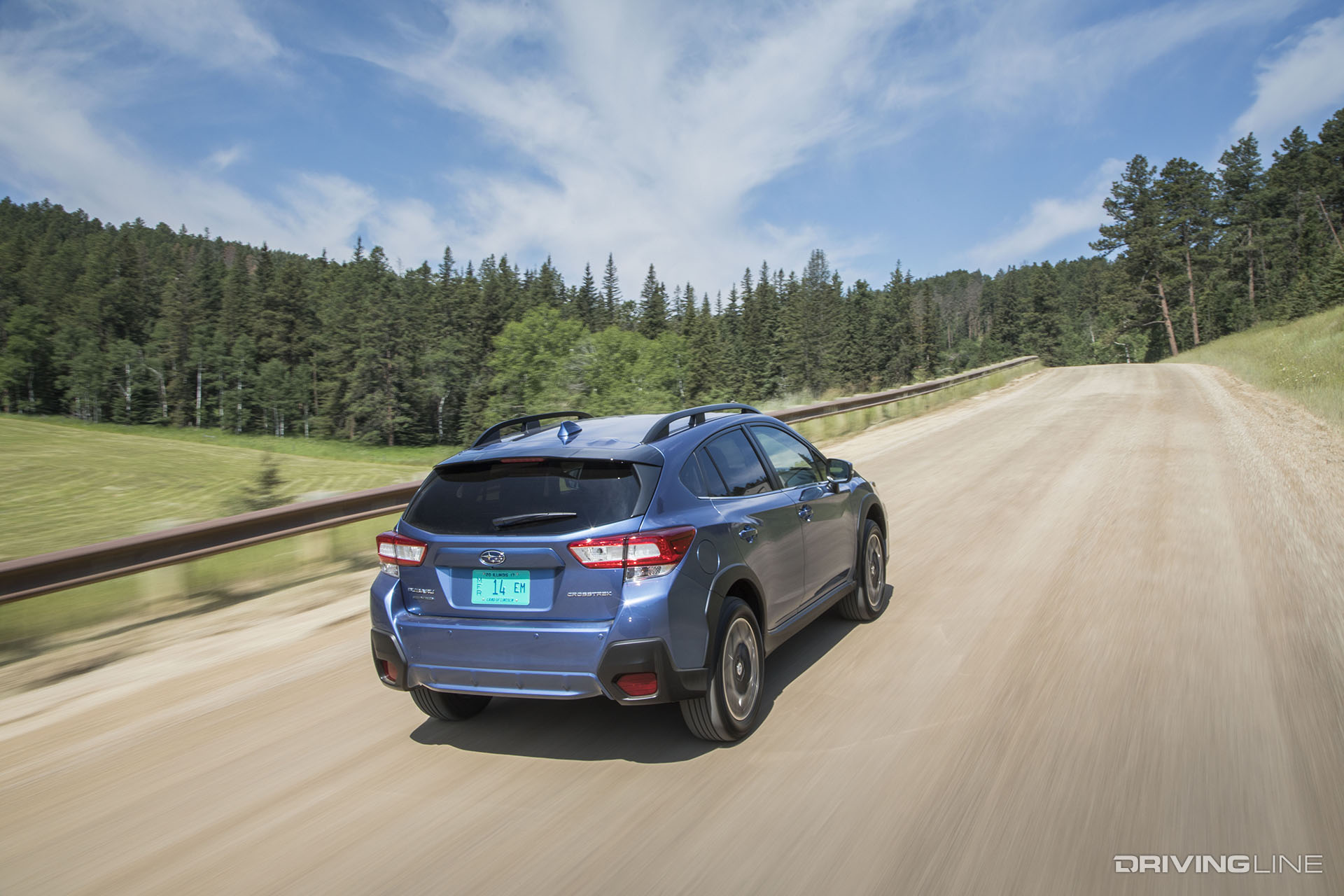 Subaru Crosstrek Blue Rear