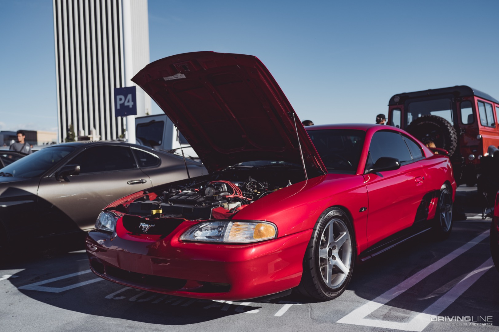 Red mustang SN95
