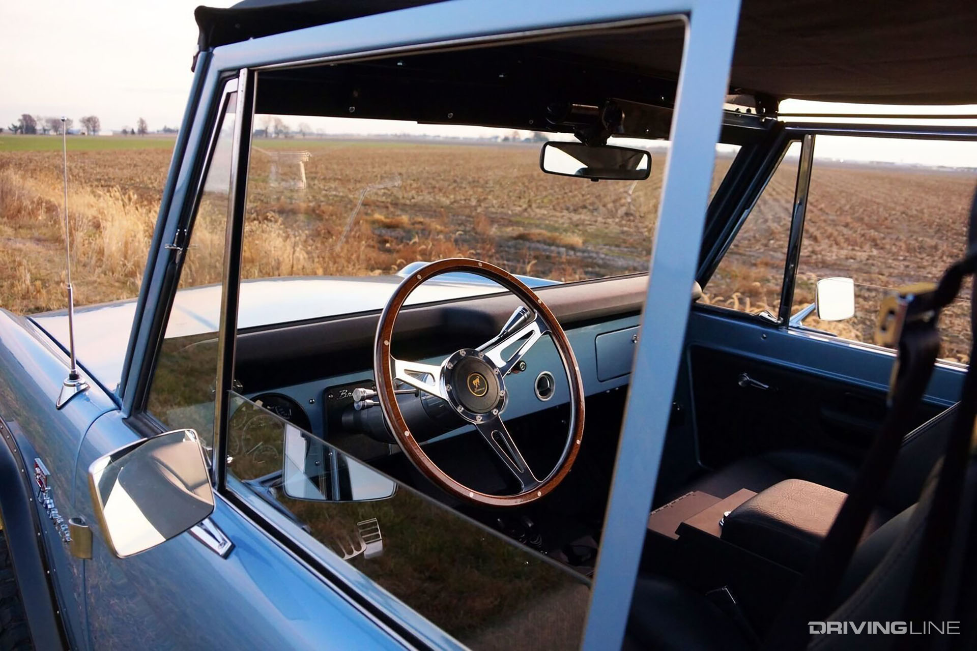 Gateway Ford Bronco Reproduction Blue Interior