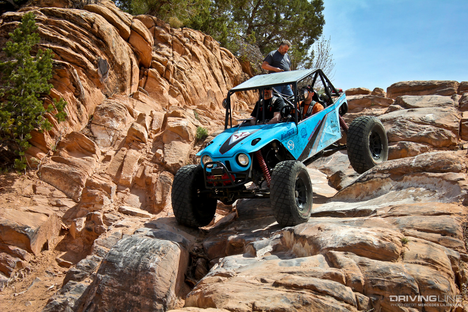 Moab, UT High Dive obstacle on the Behind The Rocks trail