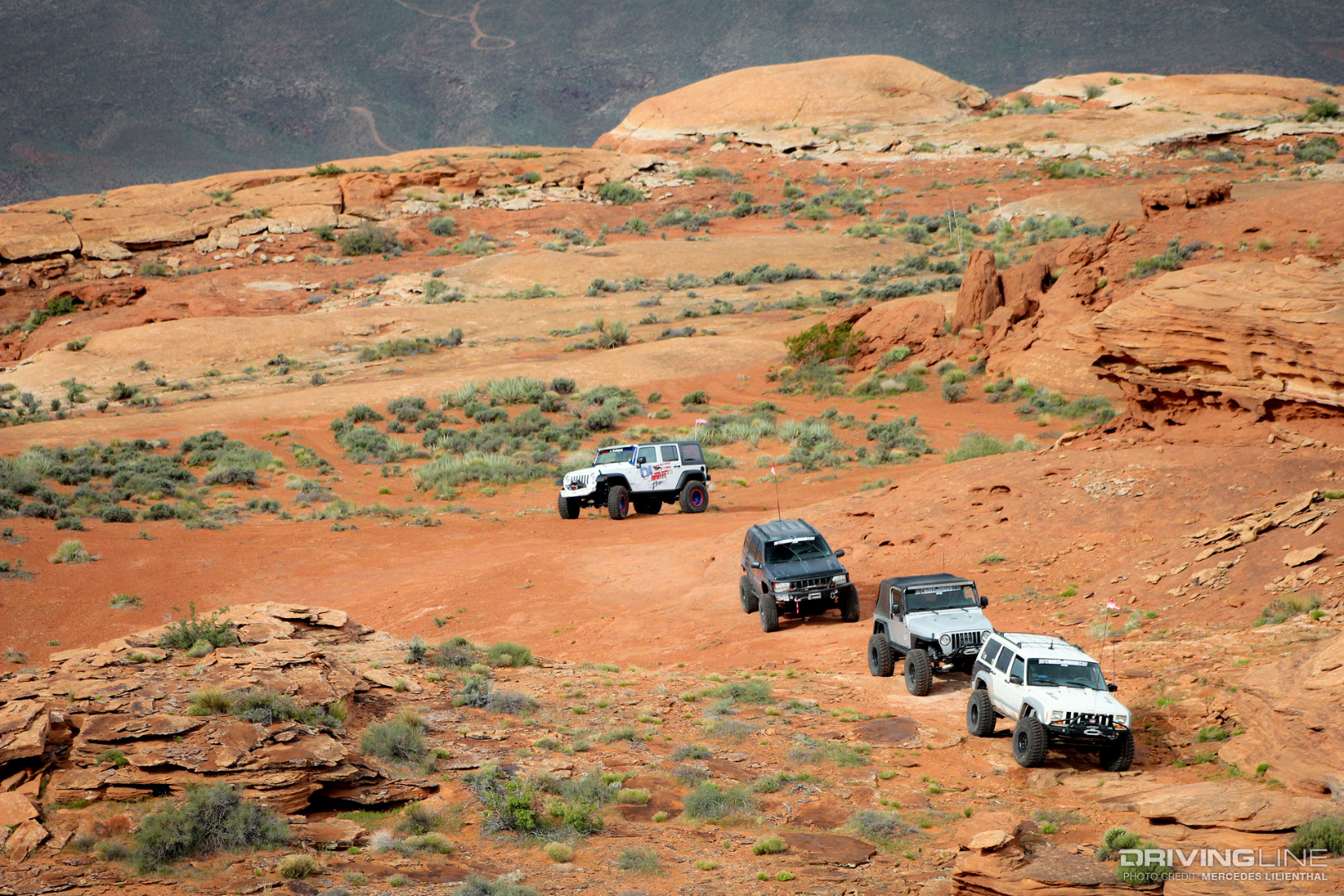Jeeps and scenic terrain, out West 4