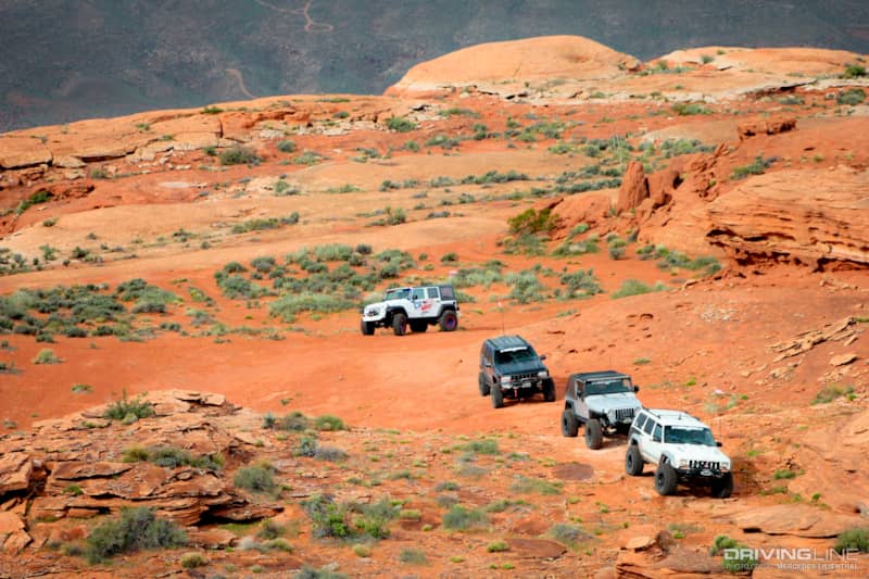 Jeeps and scenic terrain, out West 4