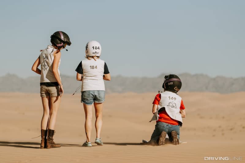 Two different Rebelle teams figuring it out together