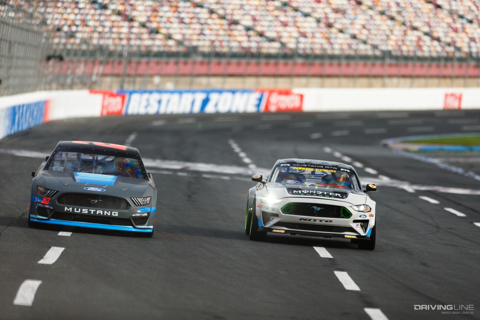 Joey Logano NASCAR Ford Mustang Vaughn Gittin Jr.