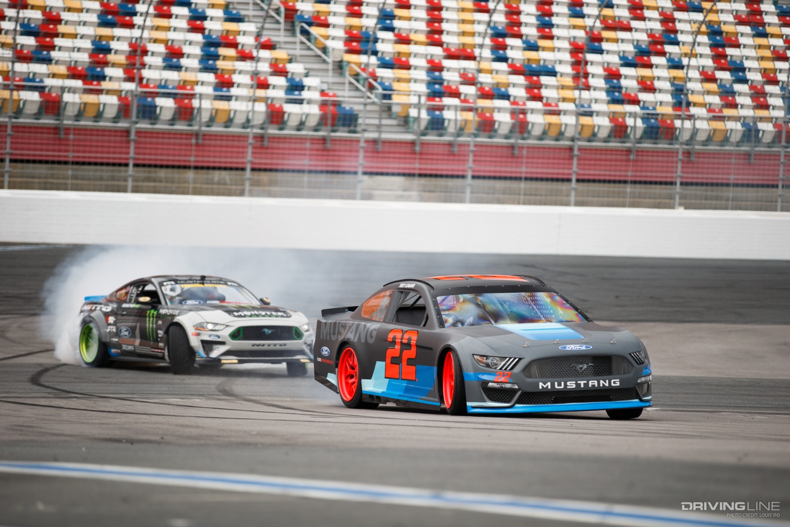 Joey Logano NASCAR Ford Mustang Vaughn Gittin Jr.