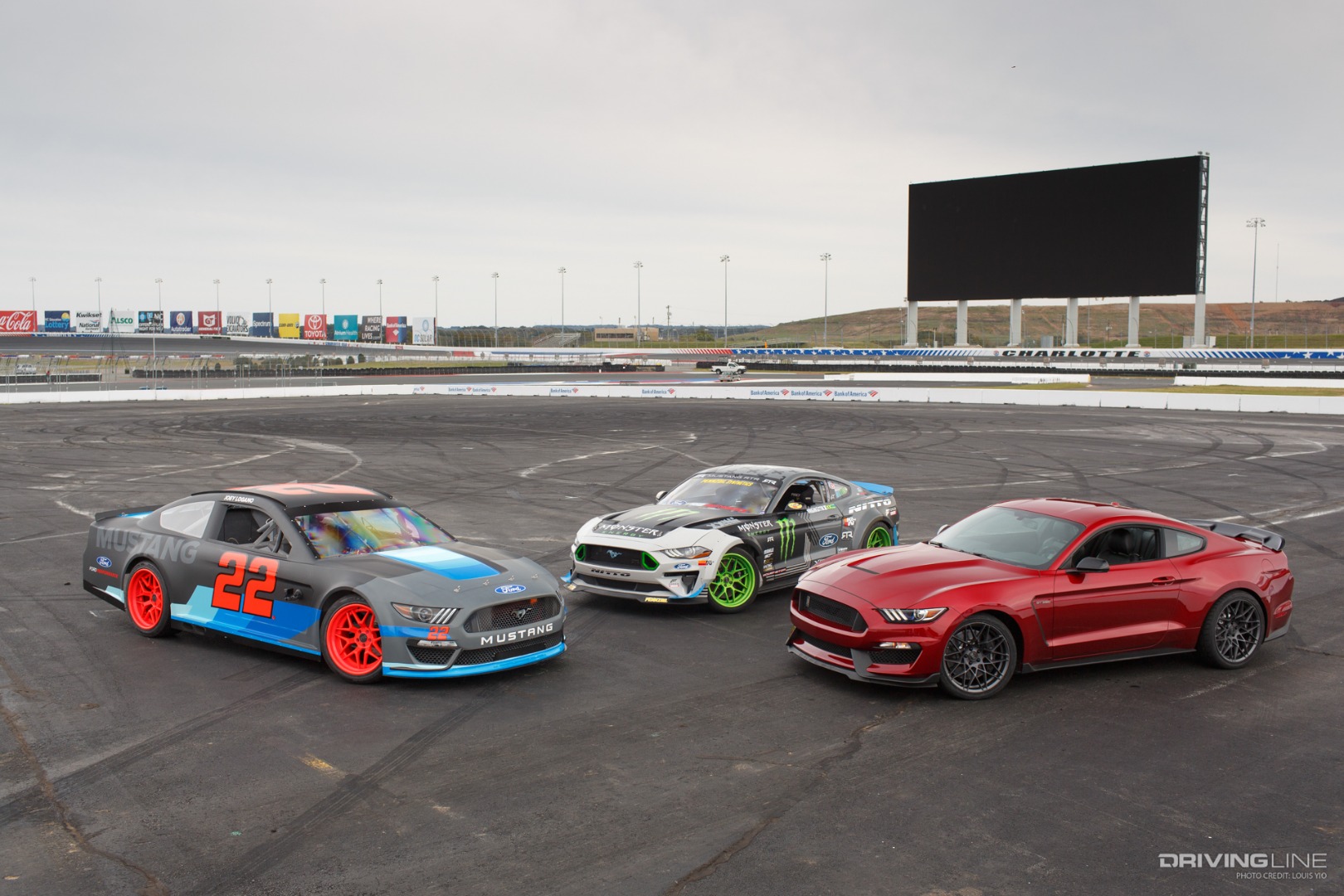 Joey Logano NASCAR Ford Mustang Vaughn Gittin Jr. Chelsea DeNofa