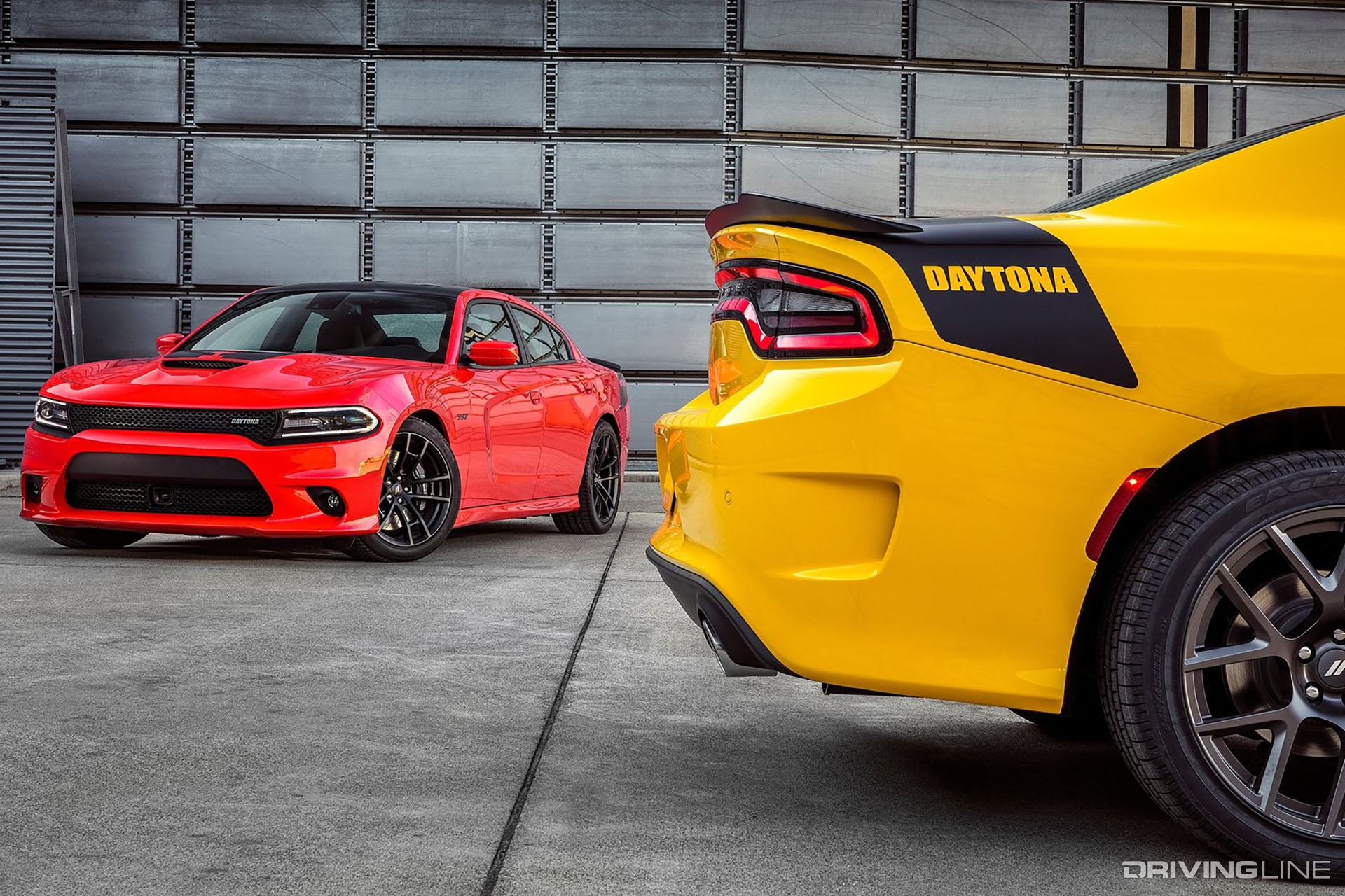 Dodge Charger Daytona Orange and Yellow
