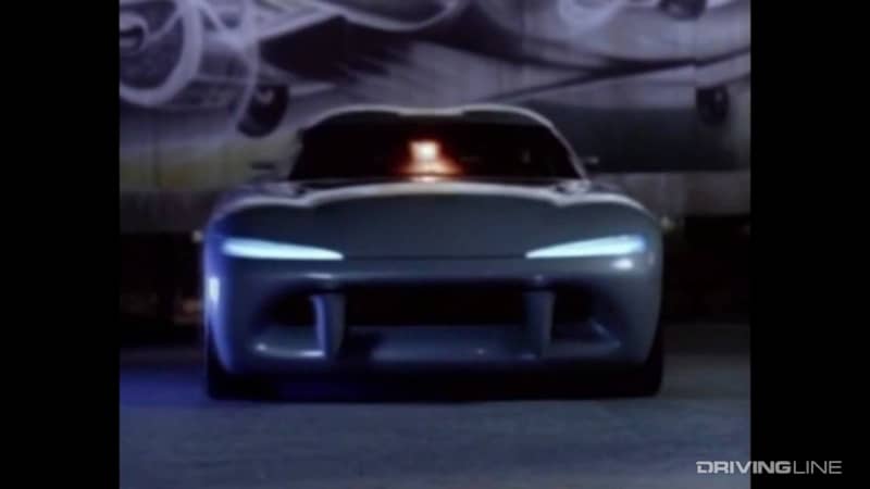 Dodge Viper Defender in pursuit mode with red light flashing.