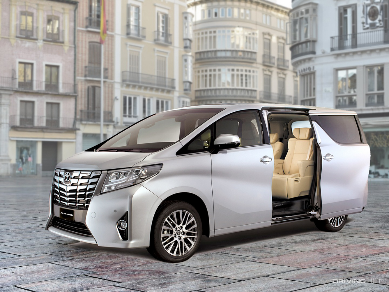 Toyota Alphard Mini van silver