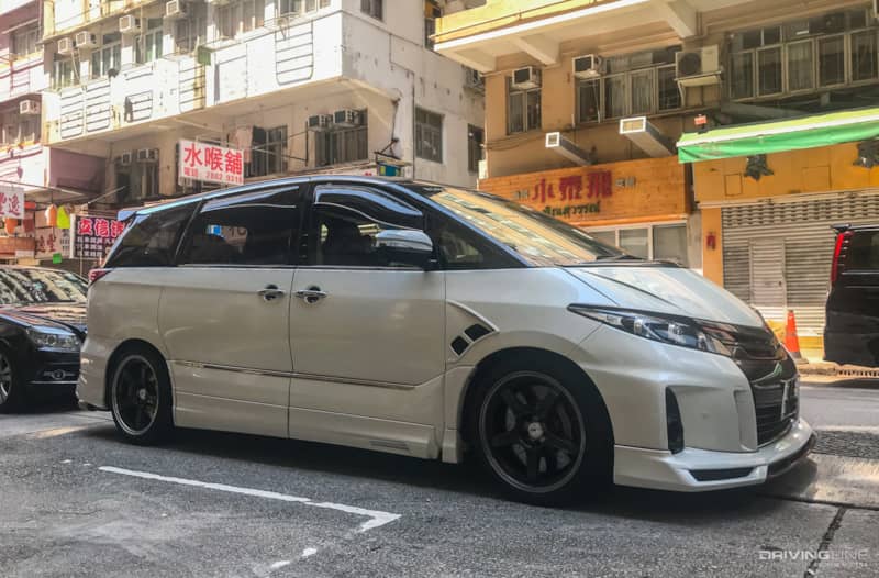 coolest minivans white hong kong