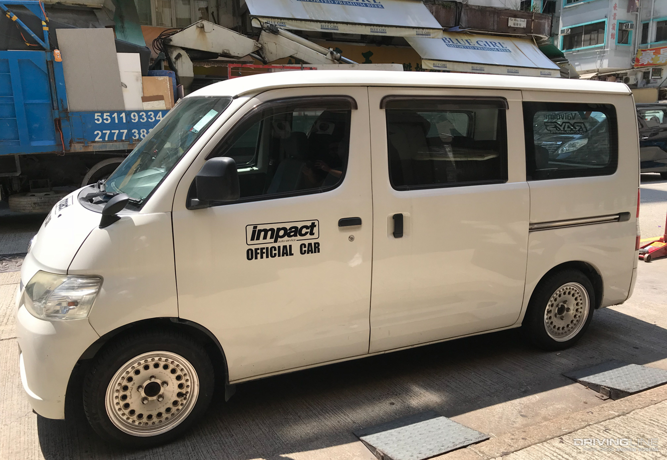 coolest minivan white hong kong