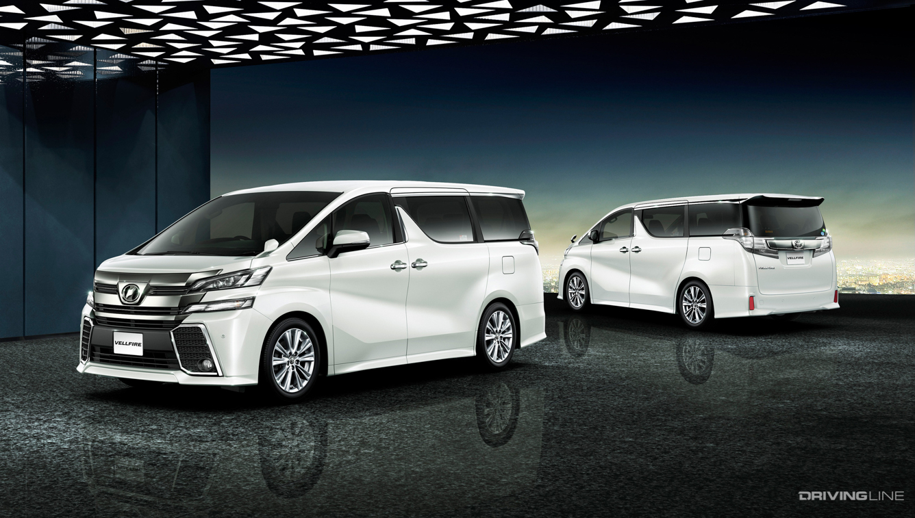 Toyota Vellfire white Hong Kong