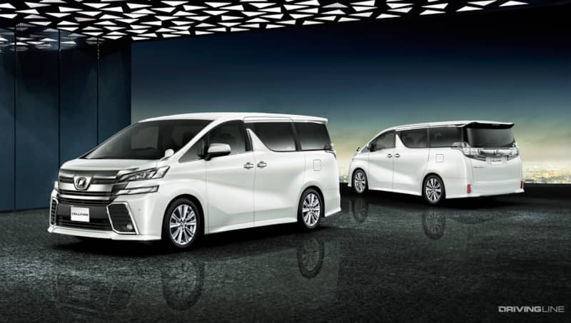 Toyota Vellfire white Hong Kong