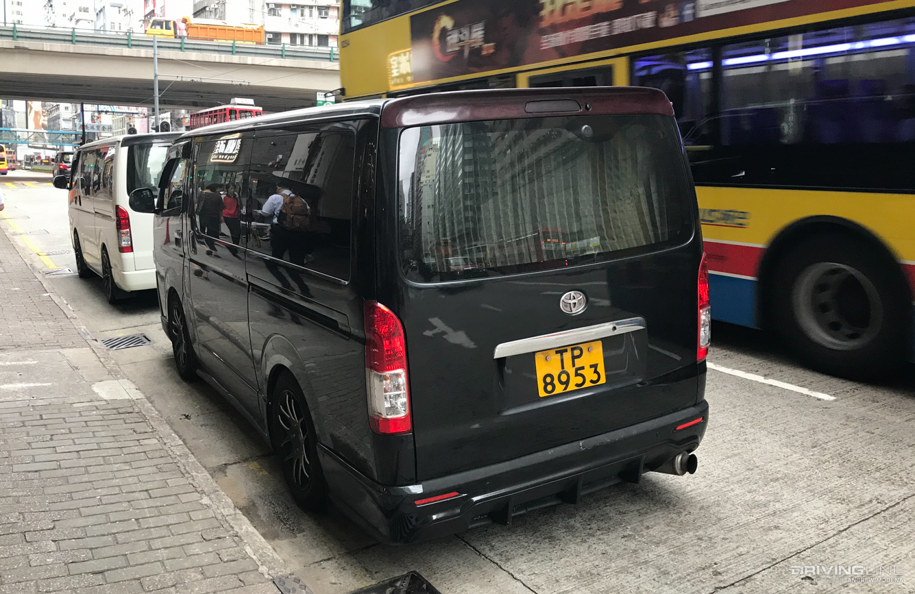 Toyota minivan hong kong black