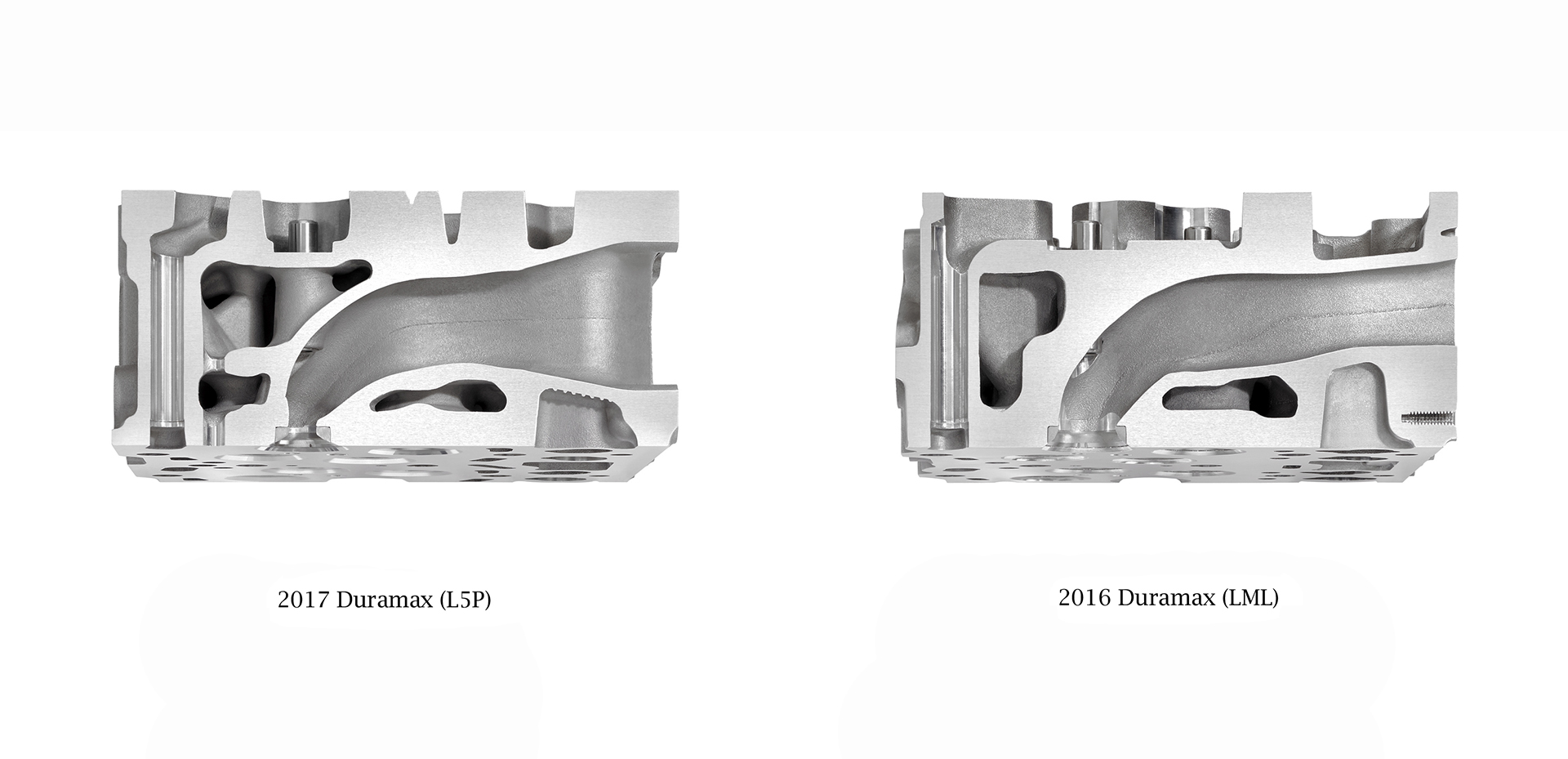 2017 Duramax L5P and 2106 Duramax LML Cylinder Heads
