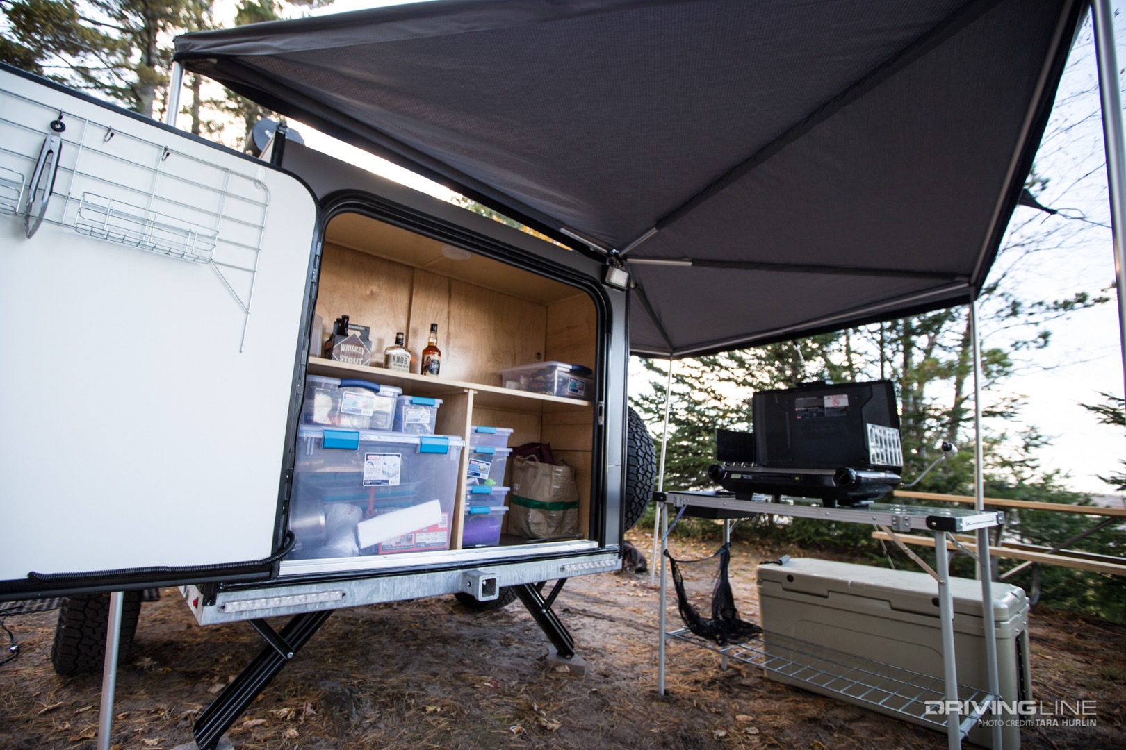 Escapade camper storage