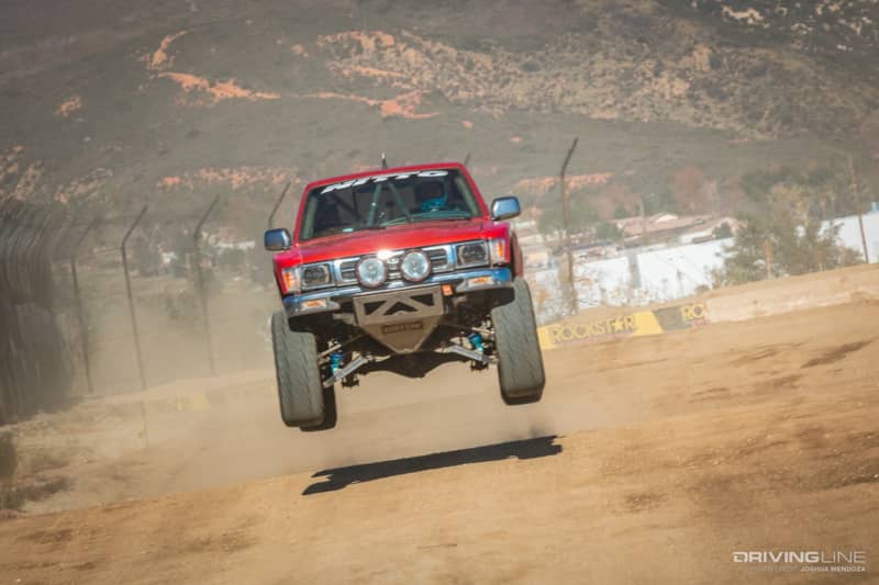 Toyota Pickup jumping