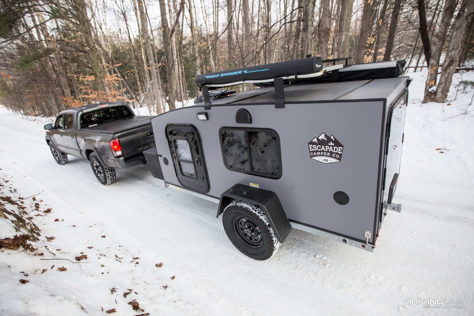 Overlanding Off-Road Camper Snow