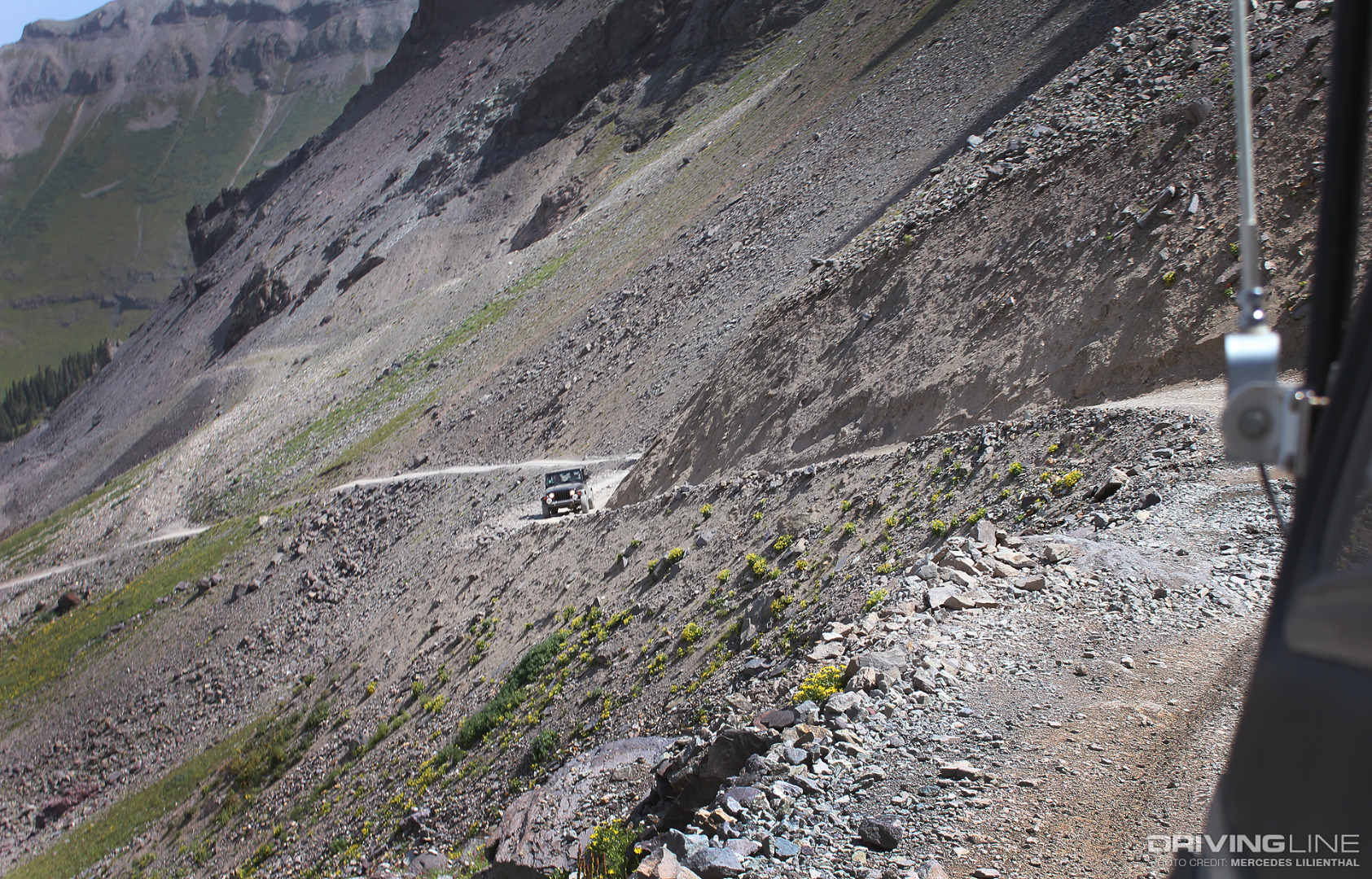 Trail leading up to Imogene Pass 2