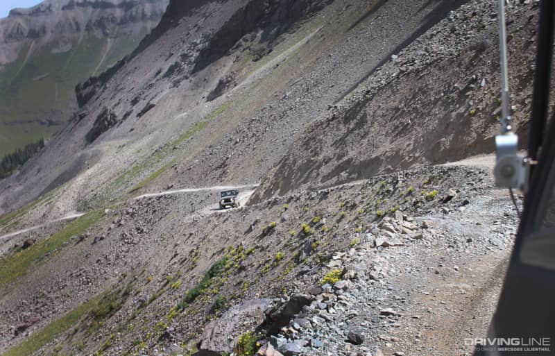 Trail leading up to Imogene Pass 2
