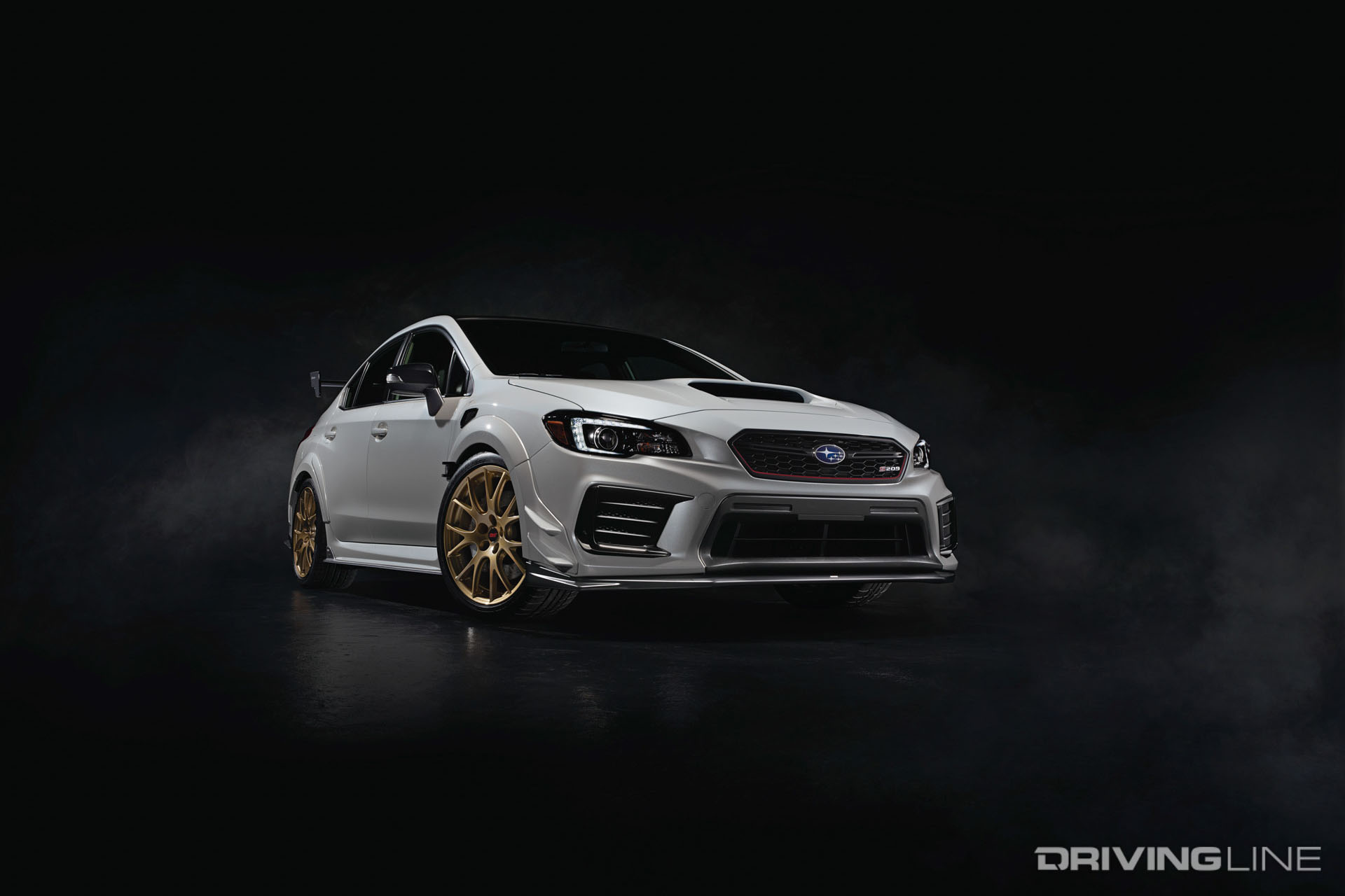 Subaru WRX STI S209 White Front