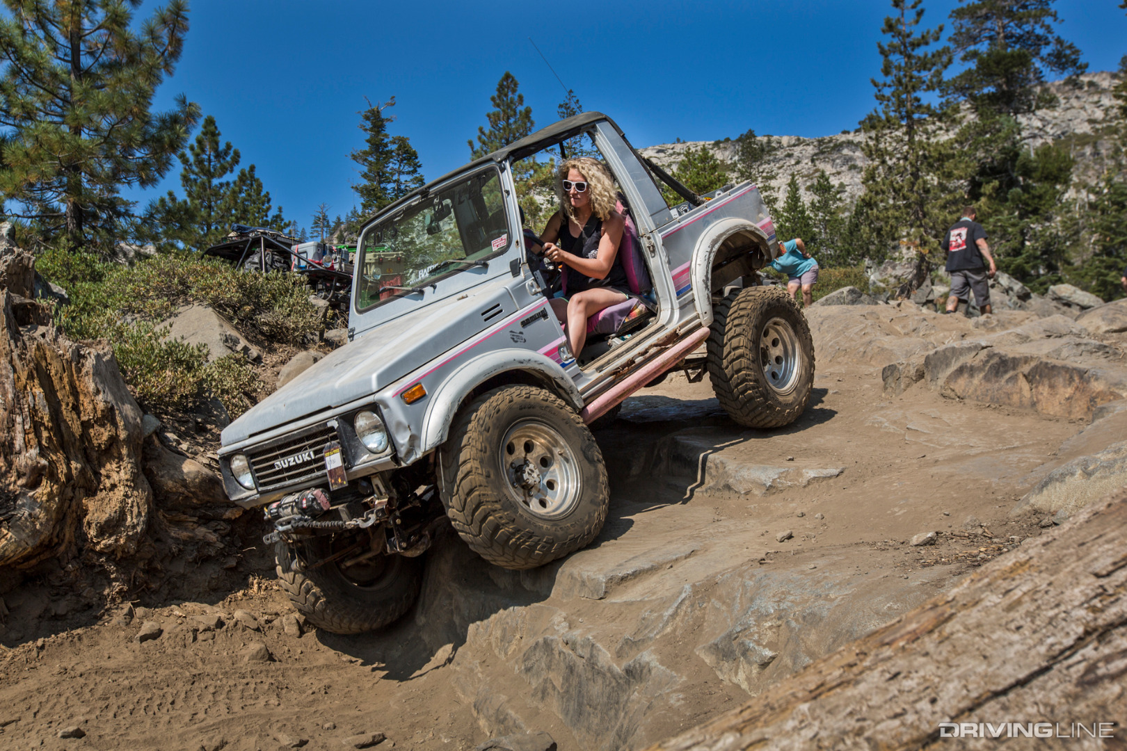 Amber Turner and her 1988 Suzuki Samurai