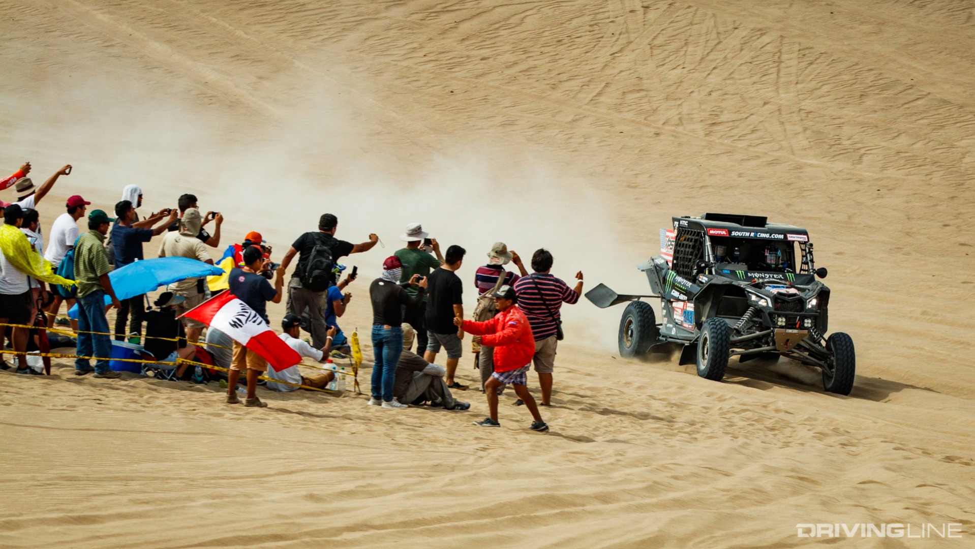 Casey passing some fans