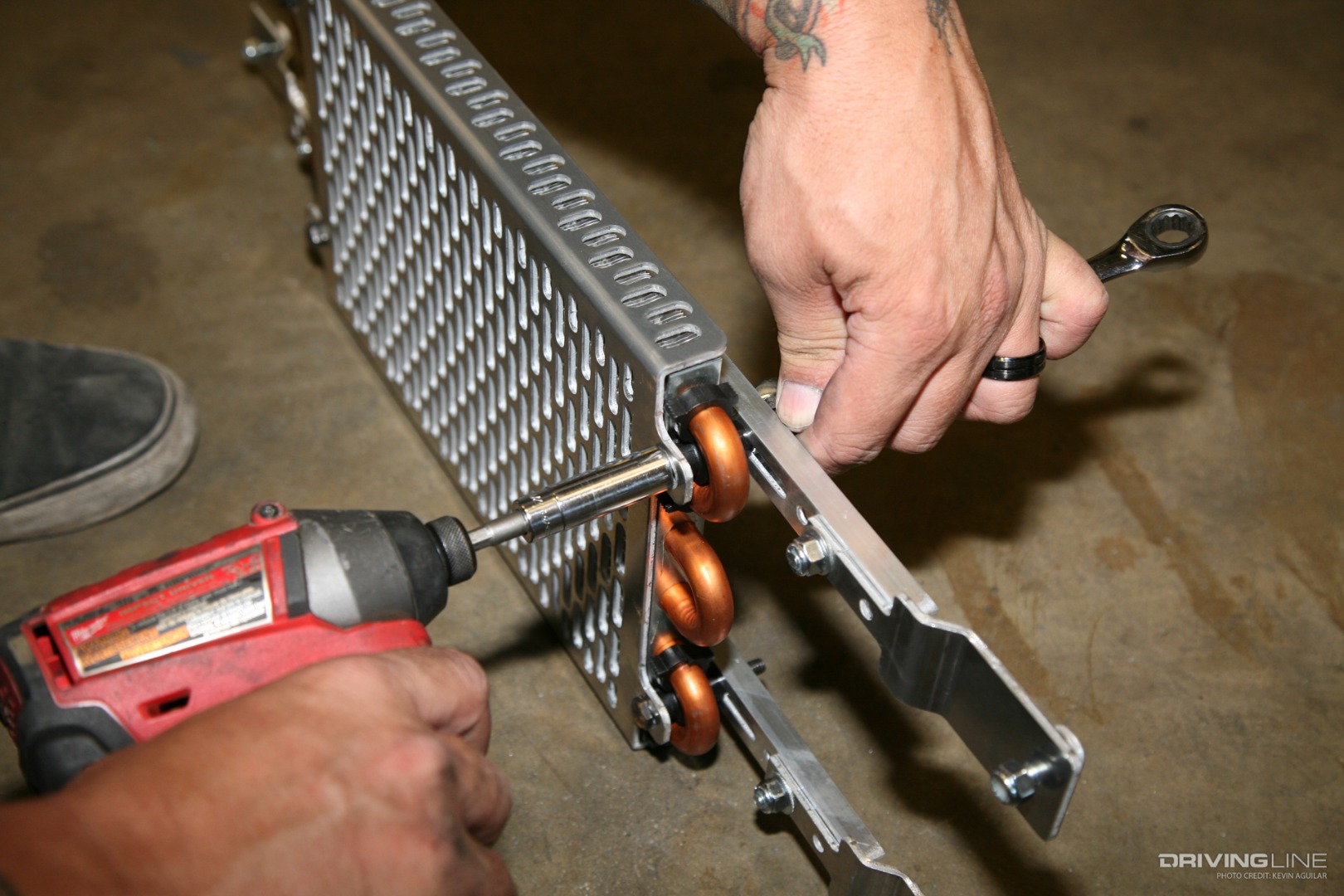 Small Block Chevy Swaps Transmission Cooler