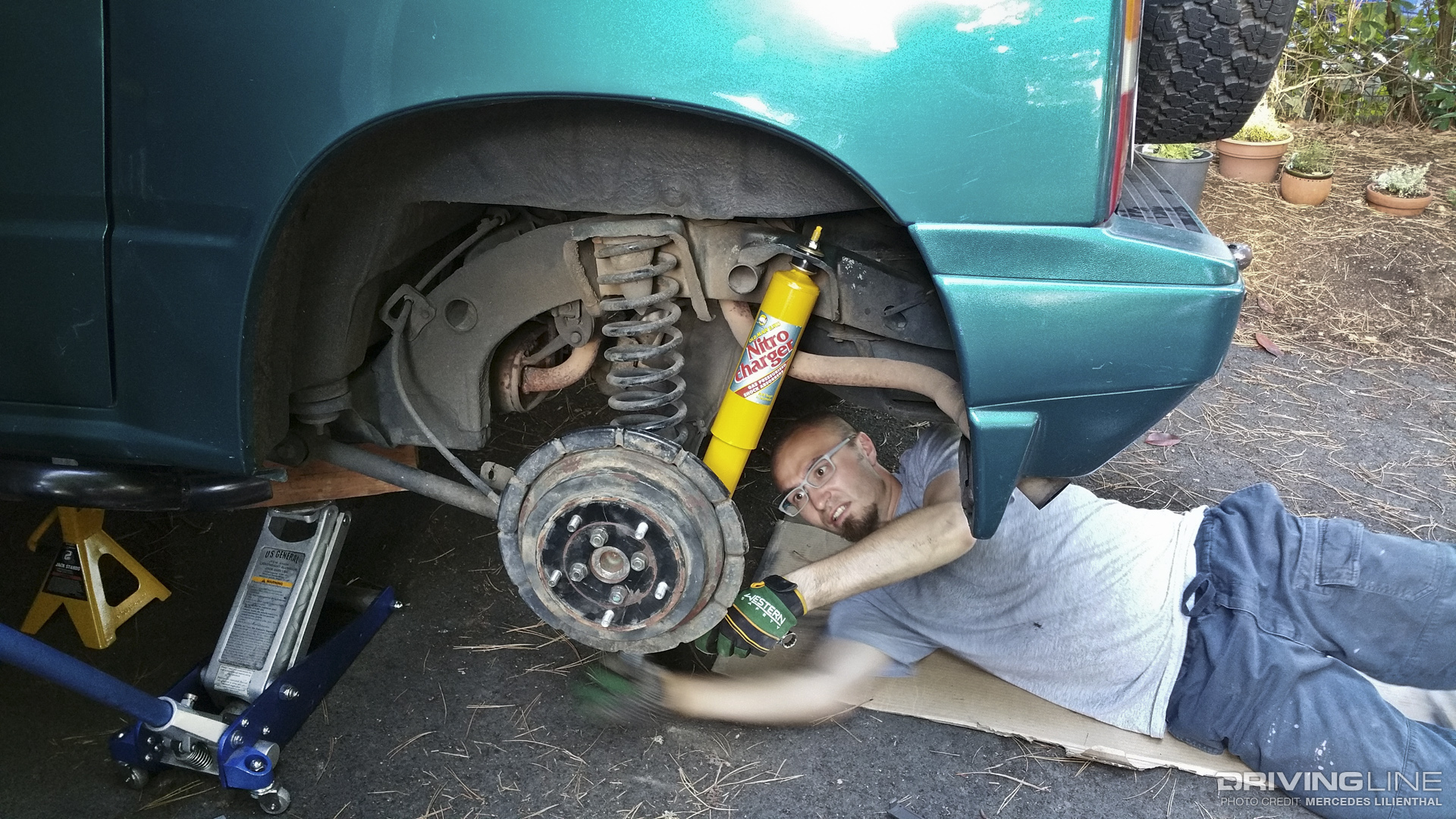 Andy working on Suzuki Sidekick