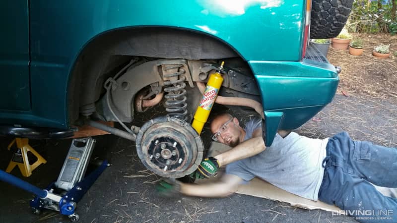 Andy working on Suzuki Sidekick