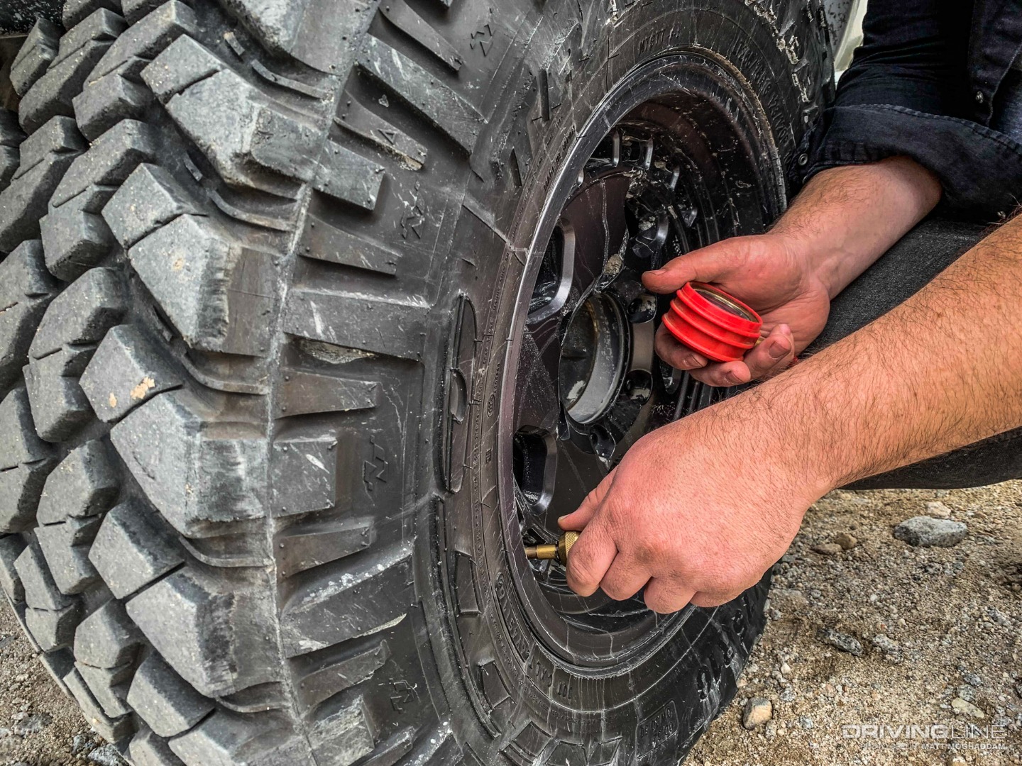 Airing down trail grapplers