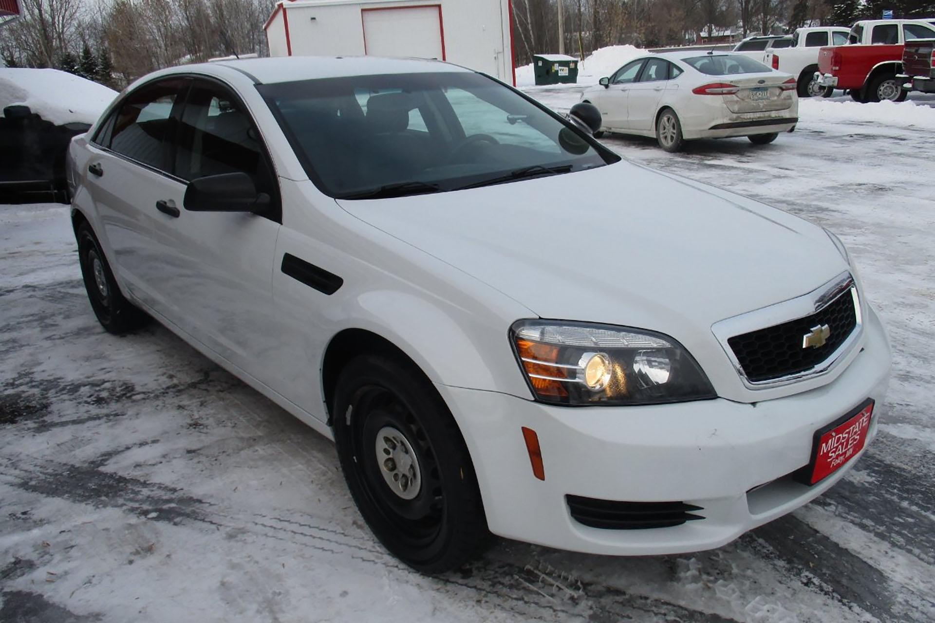 Chevy Caprice PPV White Front Snow