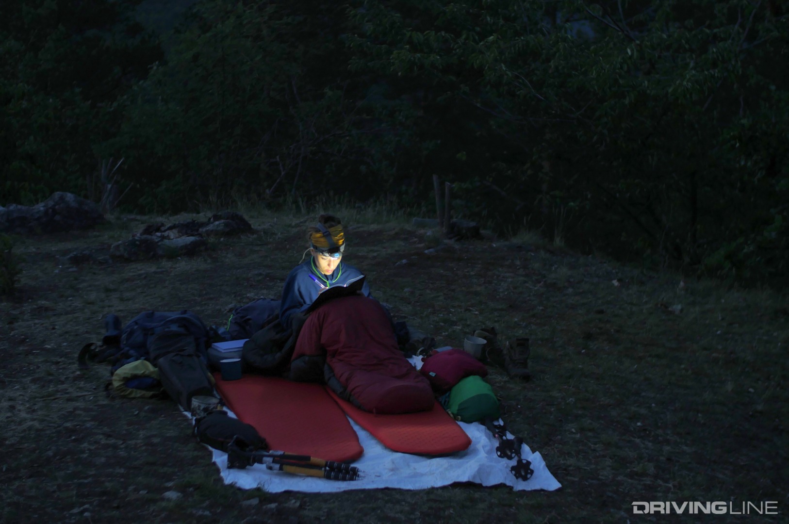 Sleeping under the stars