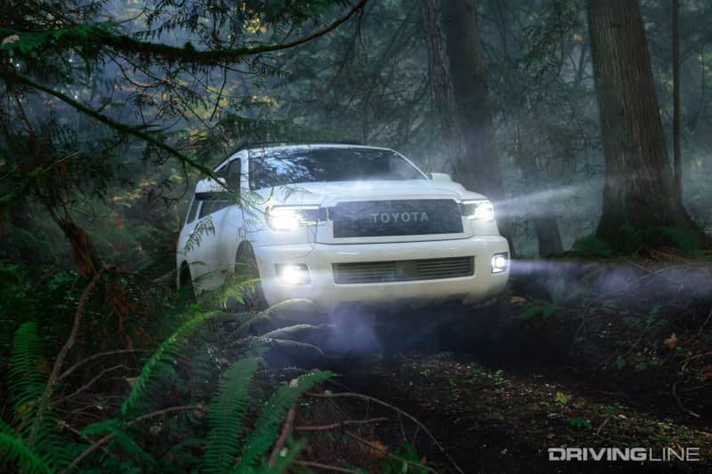 Toyota Sequoia TRD Pro on Trail