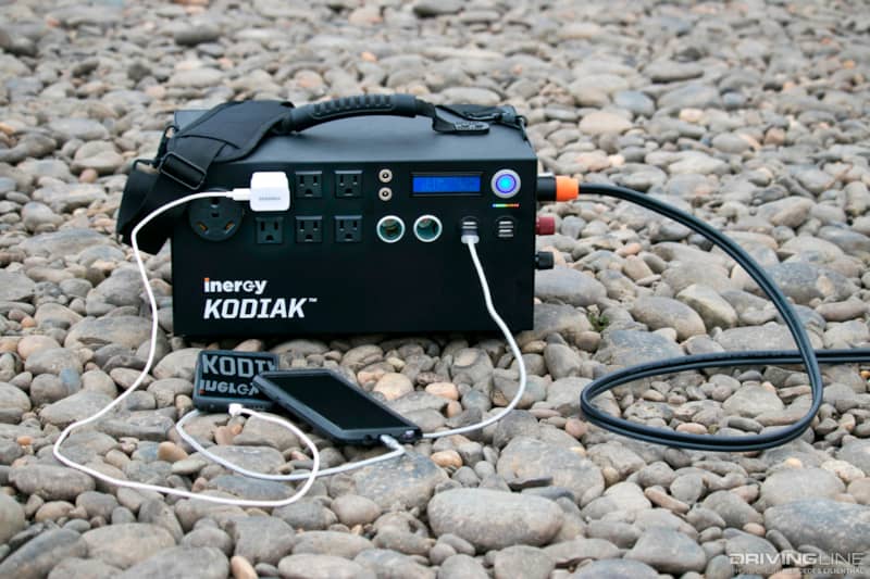 Off Grid Trek's Inergy Kodiak power generator