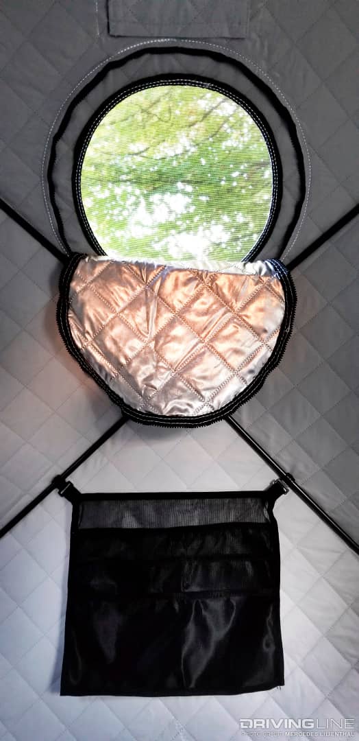 Shiftpod Mini portal window and storage pouch