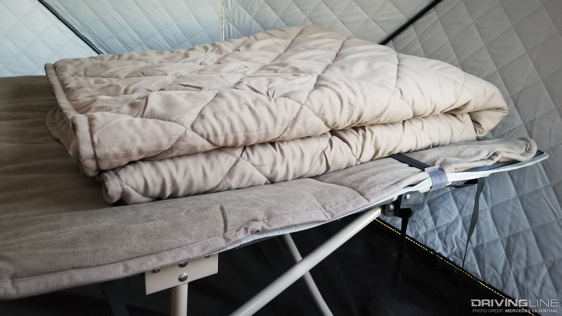 Shiftpod Mini interior and cot