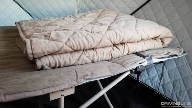 Shiftpod Mini interior and cot